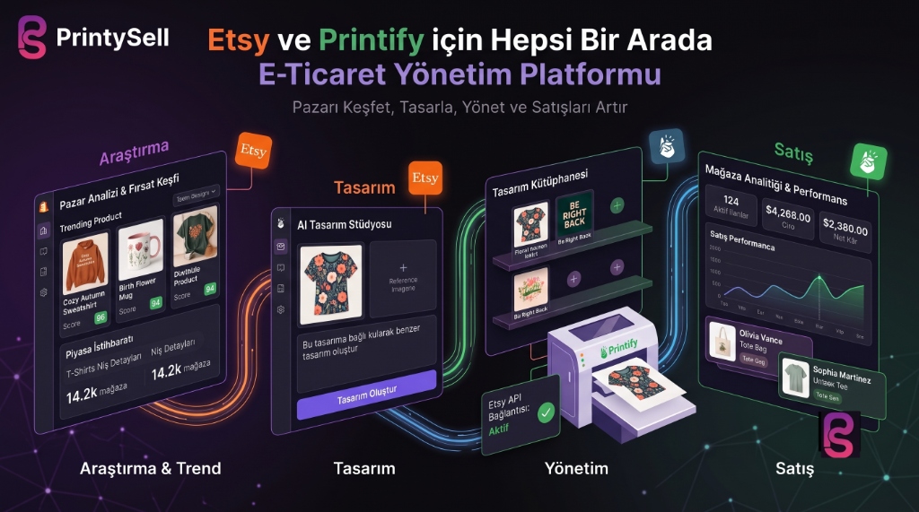 PrintySell Otomasyon Akışı